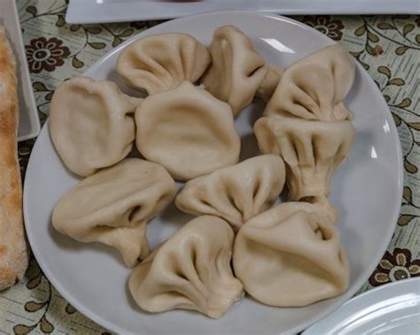 Xinkali (Khinkali): Dumplings georgianos rellenos de carne. Restaurante