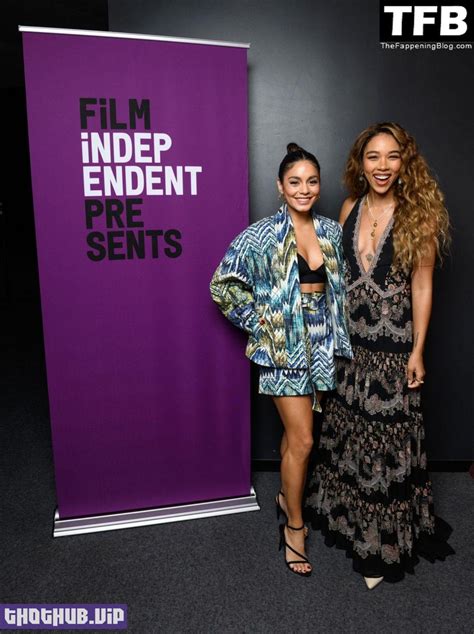 Sexy Vanessa Hudgens Flashes Her Sexy Legs At The Film Independent Screening Of “tick Tick