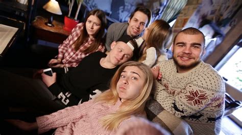 Group Of Friends Taking Selfie On Smart Phone Stock Video Footage 0017