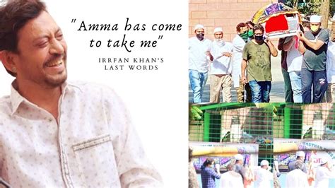 Irrfan Khans Finl Rites Done By Son Babil Versova Kbrastan In