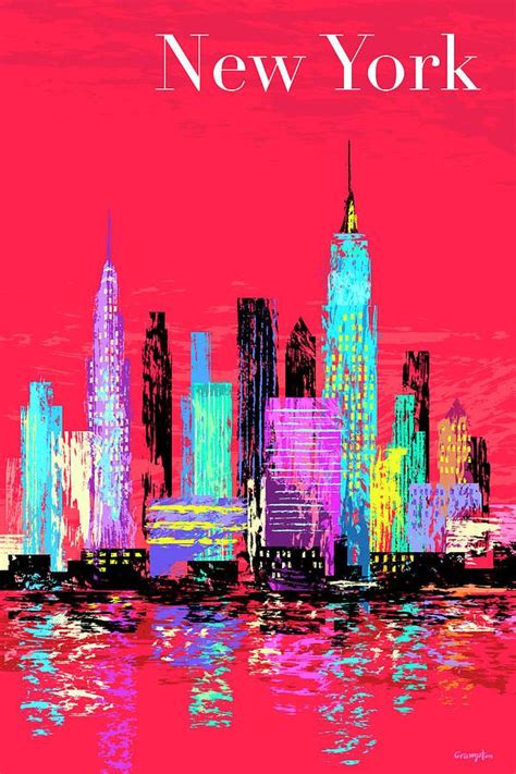 New York Digital Art New York By Michael Crampton New York