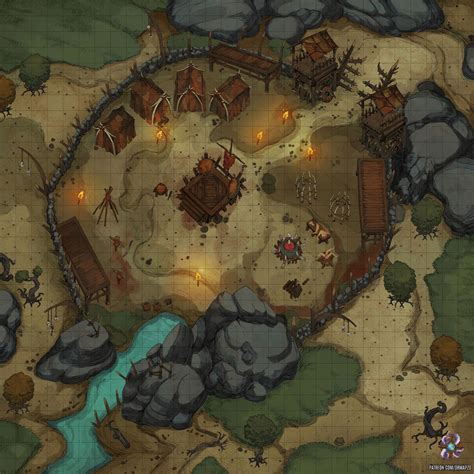 Goblin Camp Public X Patreon Dnd World Map Fantasy Map