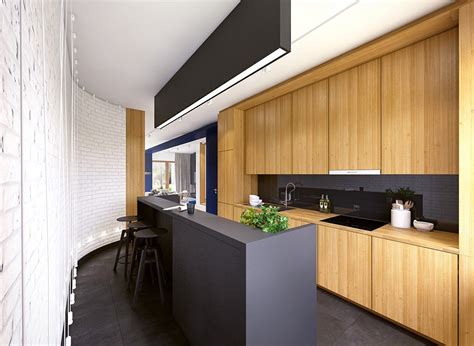 Black White And Wood Kitchens Ideas And Inspiration Interior Design