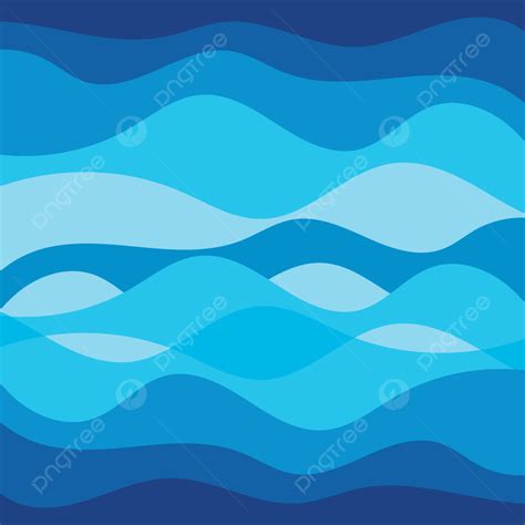 Abstract Water Wave Vector Illustration Design Background Backdrop