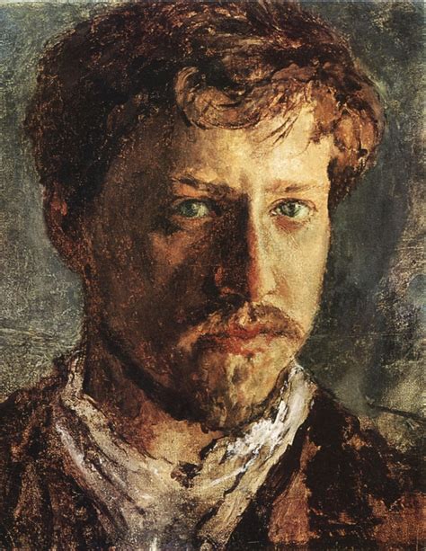 Valentin Serov Self Portrait 1880s Lart Du Portrait Portrait