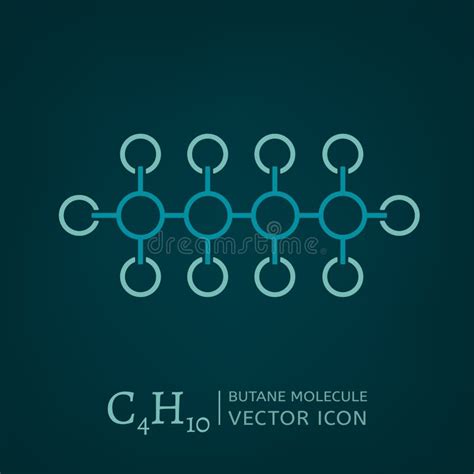 Image De Molécule De Butane Illustration De Vecteur Illustration Du