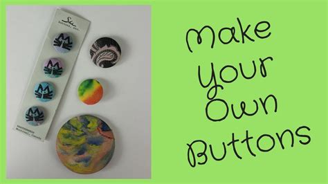 Diy Fabric Buttons Without A Badge Machine Youtube