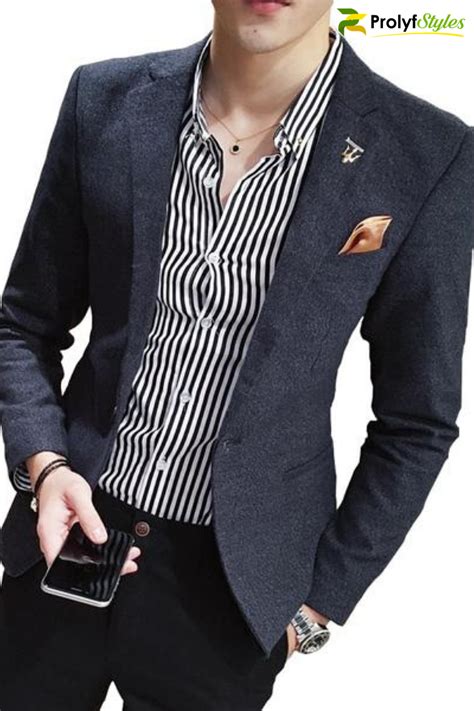 Shop Mens Slim Fit Casual Blazer Online From In 2021