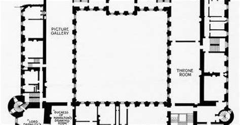 Royal Interiors Part Ii Palace Of Holyroodhouse Floor Plans C 1950