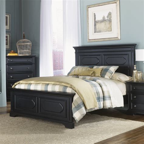 Warm antique finishes and artistic distressing along with grand scale a group to be passed to generations. Liberty Furniture Carrington II Panel Customizable Bedroom ...