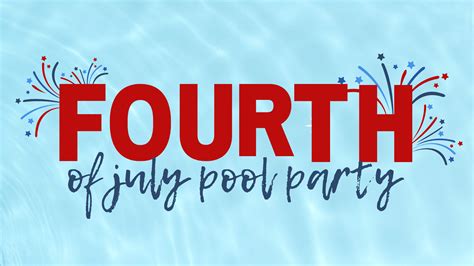 4th Of July Pool Party Carolina Country Club