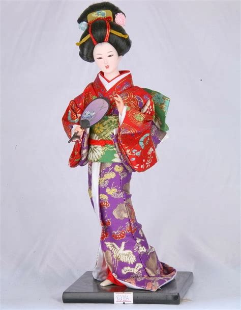 包邮 日本娃娃和服艺伎表演 海外工艺品 旅游日本特色礼物装饰品gezirufengmm