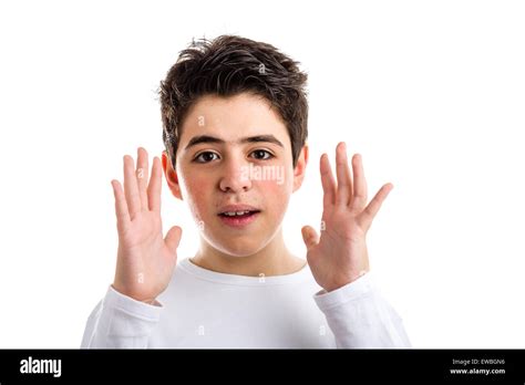 Boy Hands Sides Hi Res Stock Photography And Images Alamy
