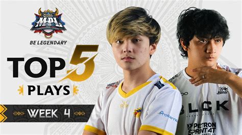 Top 5 Plays Of Week 4 Mpl Ph S9 Youtube