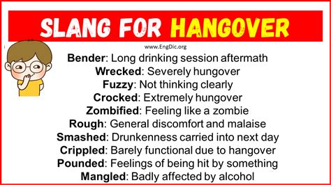 20 Slang For Hangover Their Uses And Meanings Engdic