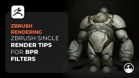 Zbrush Single Render Tips With Bpr Filters Youtube