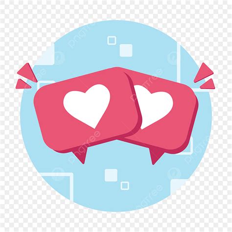 Cute Speech Bubble Vector Hd Images Love And Heart Icon With Speech Bubbles Heart Icons Love