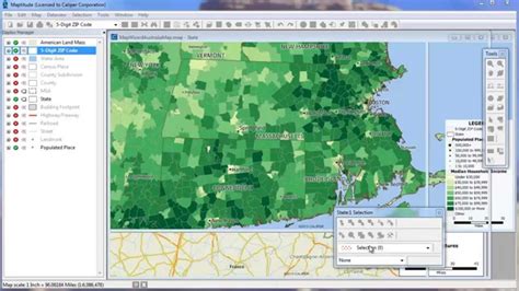 How To Create Maps With Maptitude Mapping Software Youtube