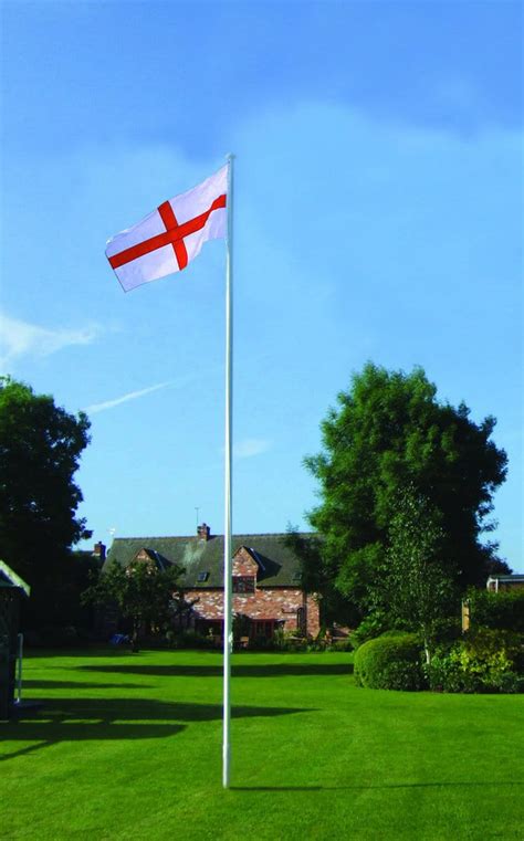 6m Value Flagpole 5 Section With A Free Flag Flags Flagpoles