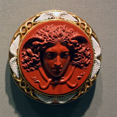 Img2844 Head Of Medusa Cameo By Benedetto Pistrucci Ital Flickr
