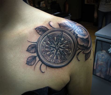 The addition of the rose to the anchor tattoo symbolizes loyalty, honor, sacrifice, and love, and will greatly. Compass Tattoos Designs, Ideas and Meaning | Tattoos For You