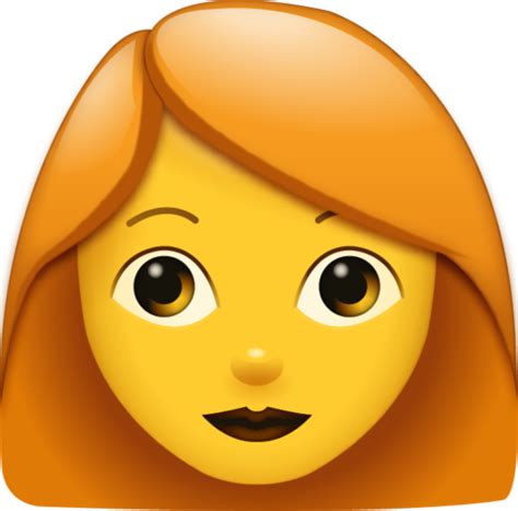 Red Hair Woman Emoji Red Hair Woman Emoji Emoji Faces