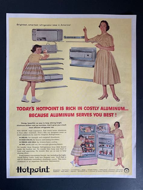 vintage 1940s hotpoint appliances ad etsy