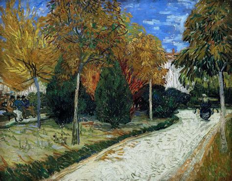 Vincent Van Gogh Autumn Garden Van Gogh Art Artist Van Gogh