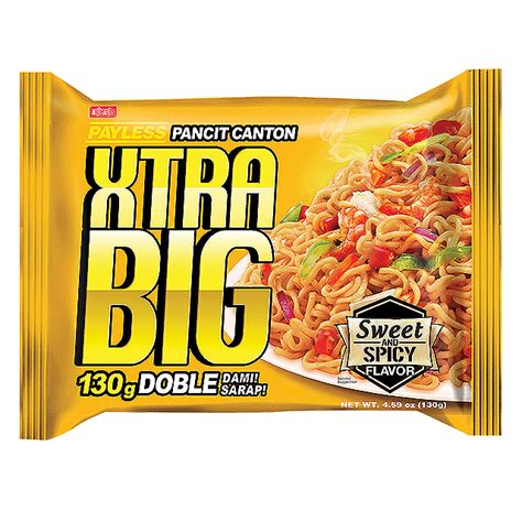 Payless Pancit Canton Extra Big Sweet And Spicy 130g Imart Grocer