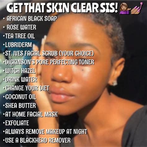 Pin By Curlyheadsavannah On Natural Beauty Face Skin Care Black Skin