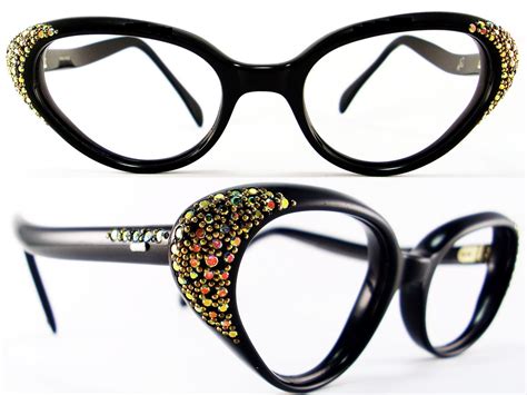 vintage eyeglasses frames eyewear sunglasses 50s vintage cat eye glasses sunglass frame france