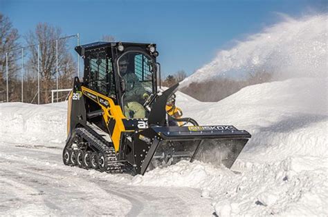 Snow Worthy Companions Snow Removal Applications For Track Loaders