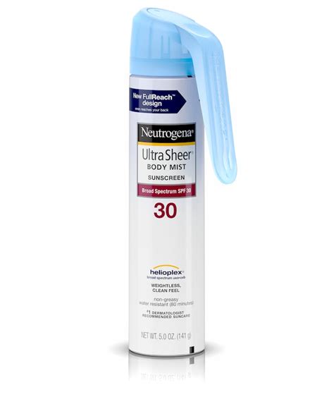 Ultra Sheer Body Sunscreen Mist Spf 30 Neutrogena®