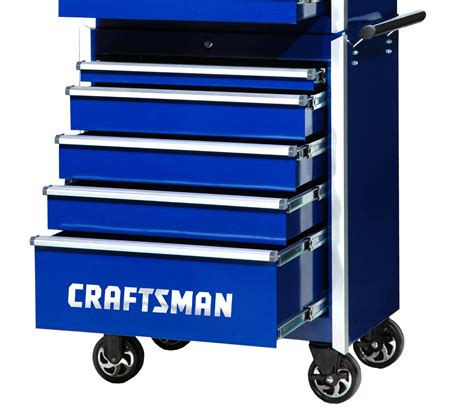 Craftsman 27 5 Drawer Pro Cabinet With Integrated Latch System Blue