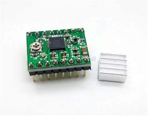 A4988 Stepstick Stepper Motor Driver Module 35v 2a With Heat Sink