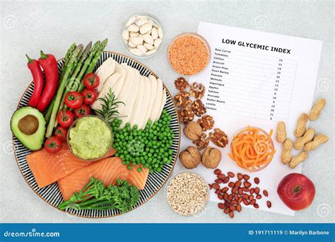 Low Gi Diet Health Food For Diabetics Stock Image Image Of Glycemic