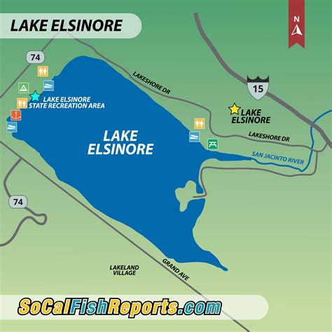 Lake Elsinore Fish Reports And Map
