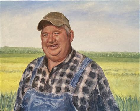 It Aint Much But Its Honest Work Farmer Meme Painting 16 X Etsy