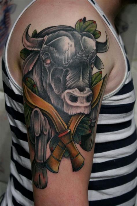Sneaky Mitch Allenden Bull Tattoos Tattoos Ox Tattoo