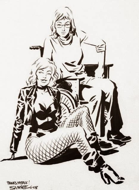 Flowers And Fishnets Dinah And Babs By Chris Samnee