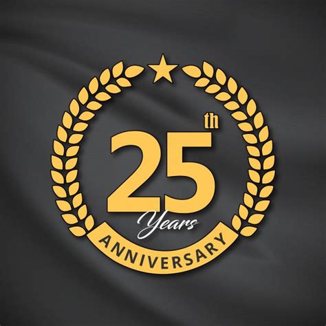 Premium Vector 25 Years Of Celebrations Vector 25 Year Anniversary