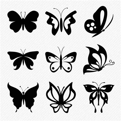 131 Cricut Template Butterfly Free Svg Butterfly Images SVG PNG EPS DXF