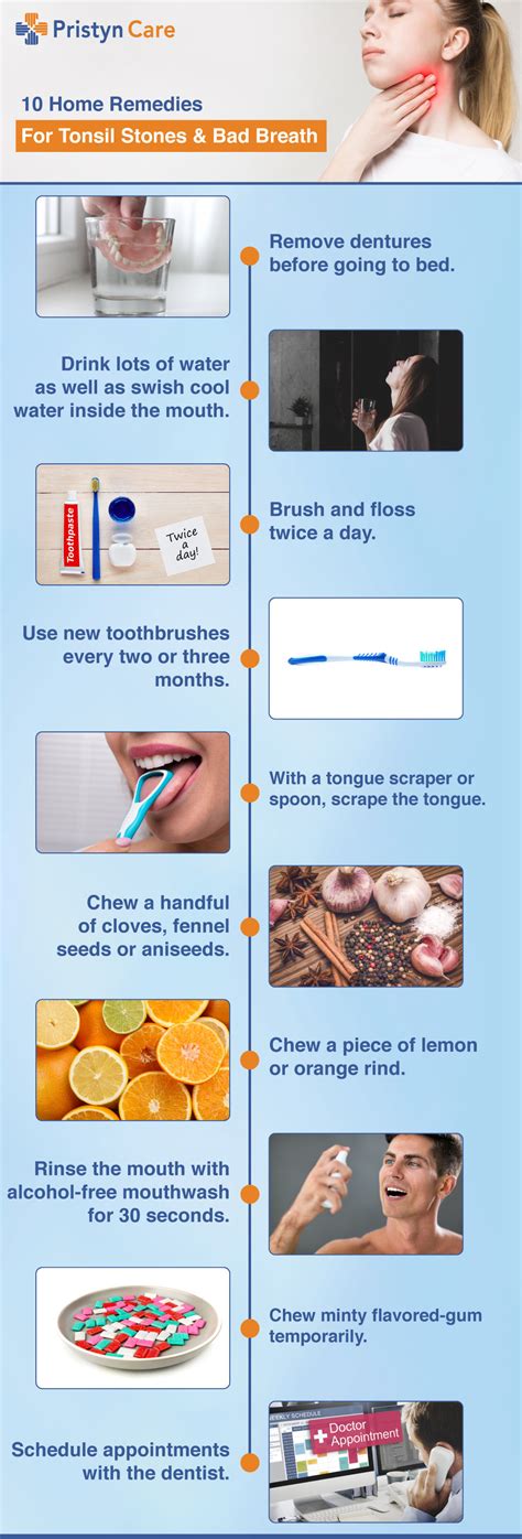 10 Home Remedies For Tonsil Stones And Bad Breath Pristyn Care