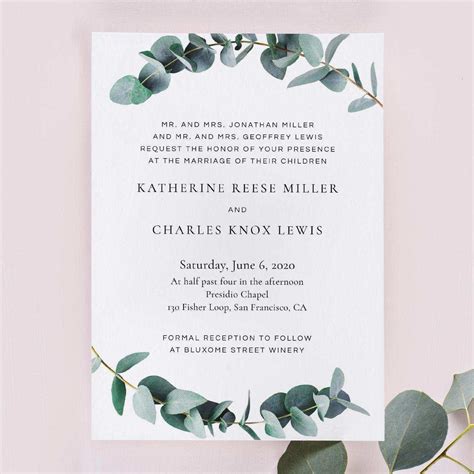Wedding Dinner Invitation Text Message Cards Design Templates