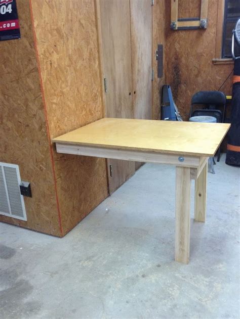 Diy Fold Down Workbench Design And Decor Diy Workbench Diy Garage