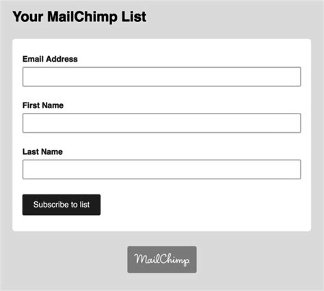 How To Link Directly To Your Mailchimp Signup Form Clicknathan