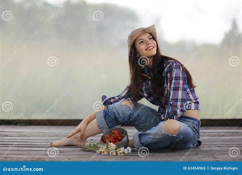 Girl In Wild West Style Stock Image Image Of Caucasian 63454963