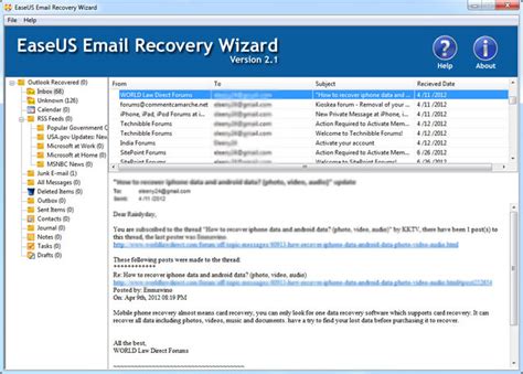 How To Get Emails Back For Outlook With Email Recovery Software