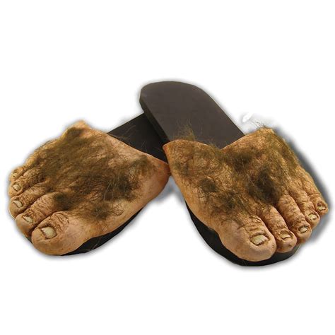 Big Old Hairy Caveman Feet Costume Slippers Collections Etc