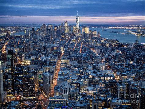 New York City From High Above Photograph By Pwh Nyc Fine Art America